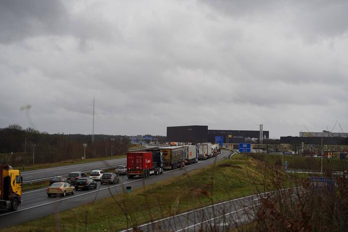 Afrit Hoogerheide afgesloten na verkeersongeval