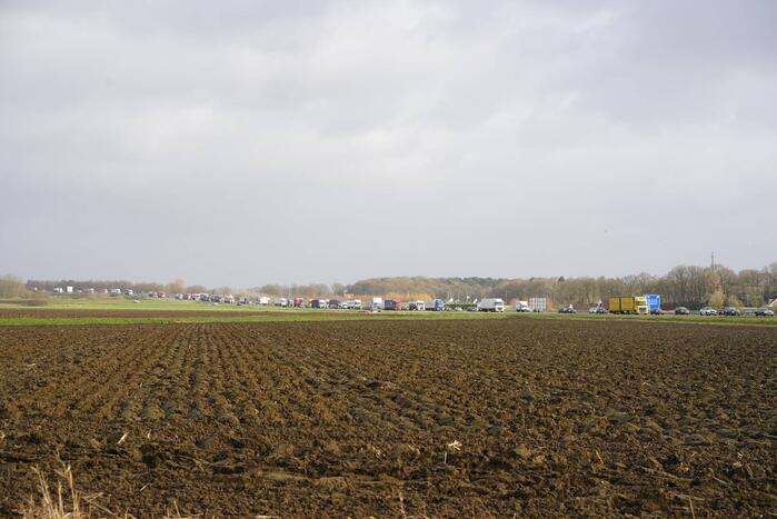 Afrit Hoogerheide afgesloten na verkeersongeval