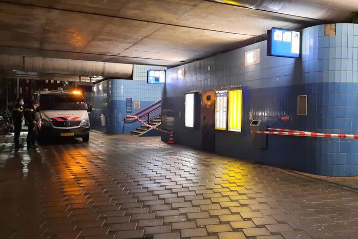 Grote politie-inzet bij station