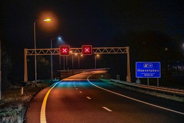 Twee ongevallen op snelweg