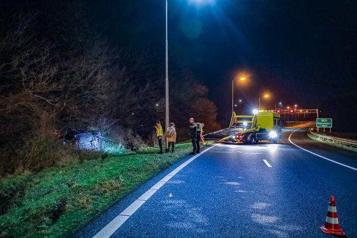 Twee ongevallen op snelweg