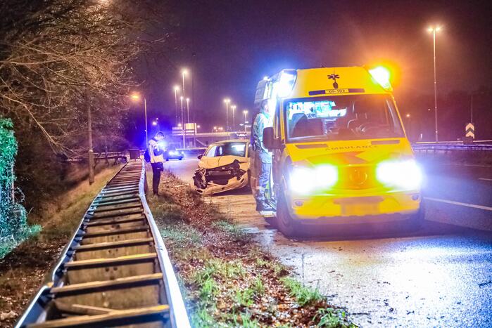 Twee ongevallen op snelweg