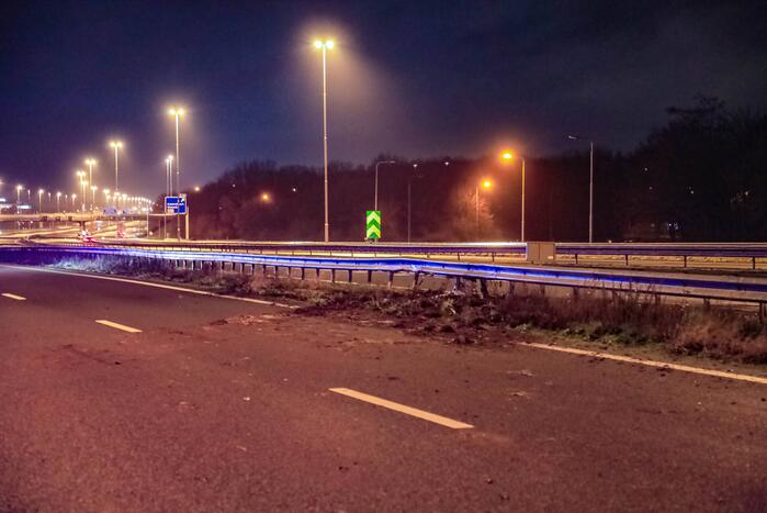 Twee ongevallen op snelweg