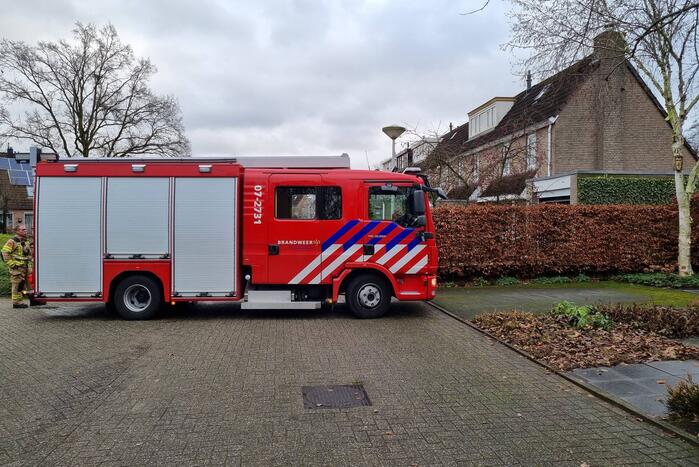 Brand in schuur van woning