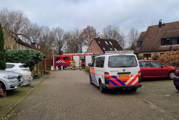 Brand in schuur van woning