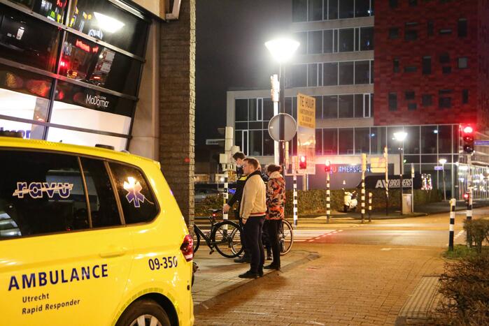 Ongeval tussen snorfietser en twee fietsers