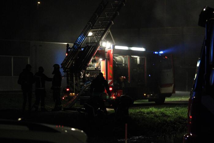 Grote brand in Sportzaal De Meerkoet