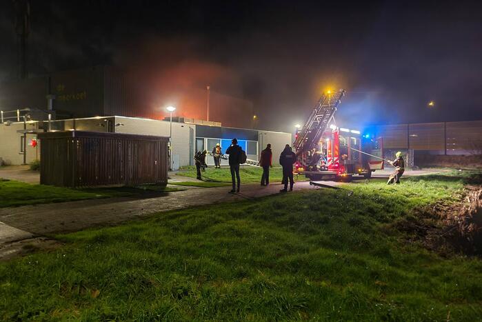 Grote brand in Sportzaal De Meerkoet