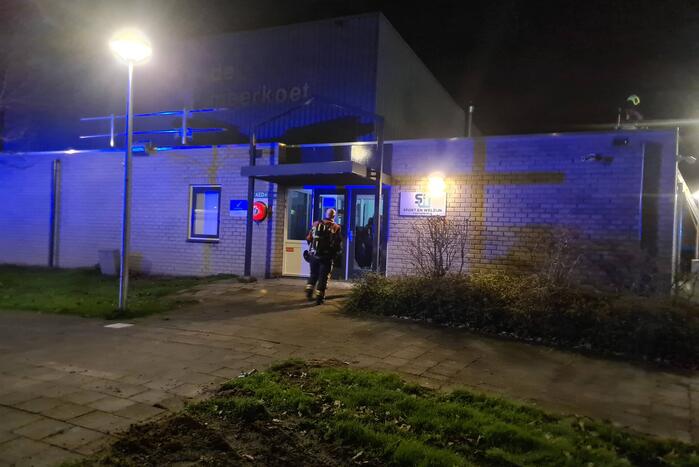 Grote brand in Sportzaal De Meerkoet