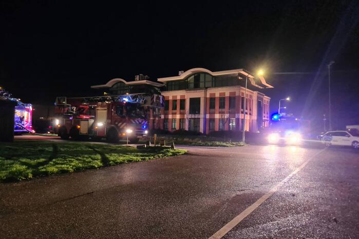 Grote brand in Sportzaal De Meerkoet