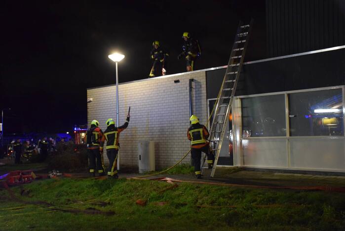 Grote brand in Sportzaal De Meerkoet