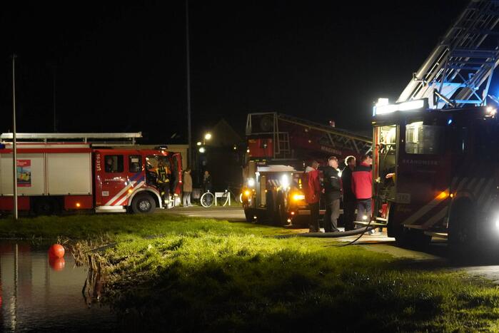 Grote brand in Sportzaal De Meerkoet