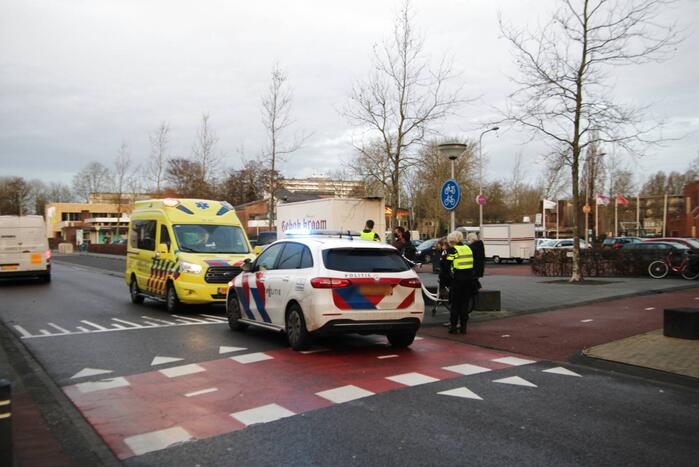 Fietser gewond bij aanrijding met auto