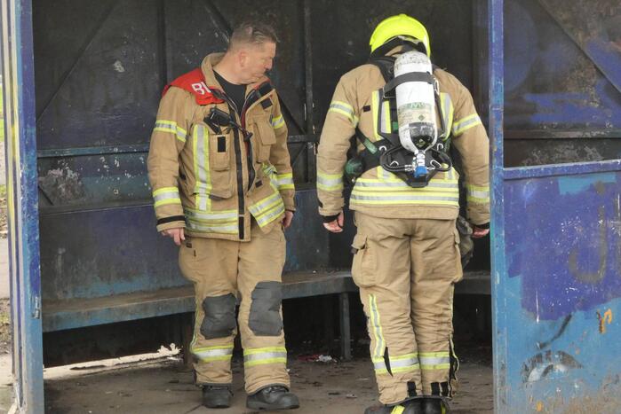 Brand gesticht in jongerenhok