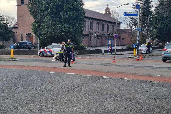 Fietser gewond bij aanrijding met auto