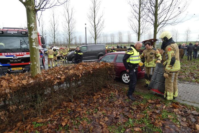 Veel rookontwikkeling bij brand