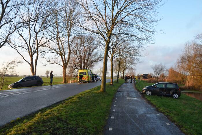 Persoon gewond bij aanrijding tussen twee voertuigen
