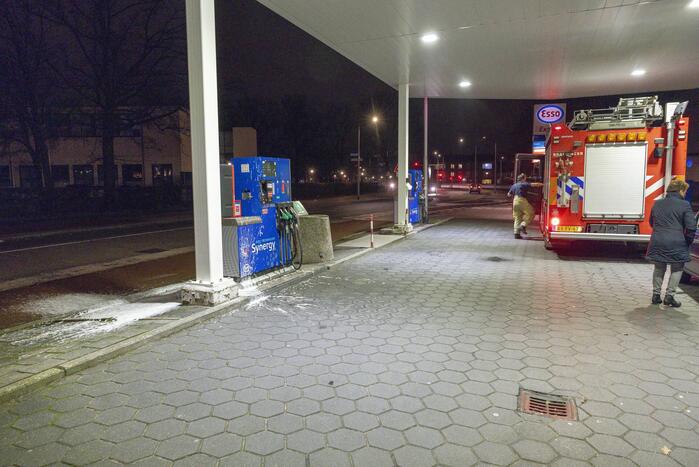 Brandstoflekkage schoongemaakt door brandweer