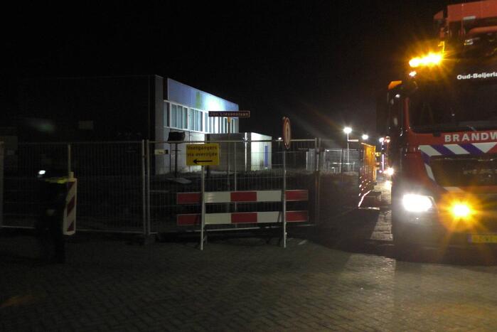 Brand ontstaan in een leegstaand pand