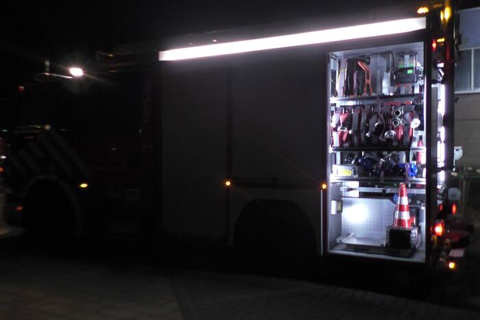 Brand ontstaan in een leegstaand pand