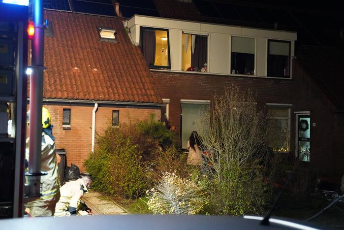 Uitslaande brand in woning