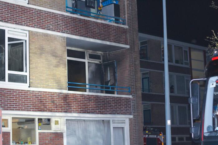 Flat ontruimd na uitslaande brand
