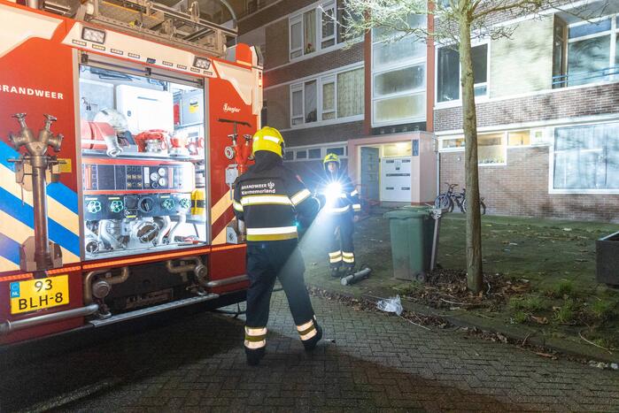 Flat ontruimd na uitslaande brand