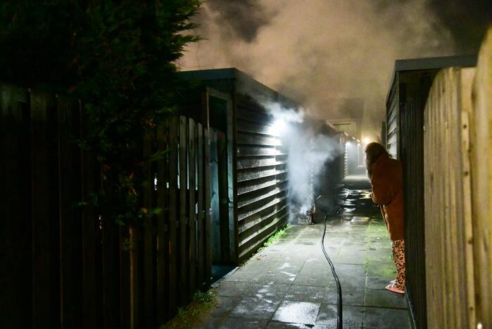 Veel schade aan schuur door brand