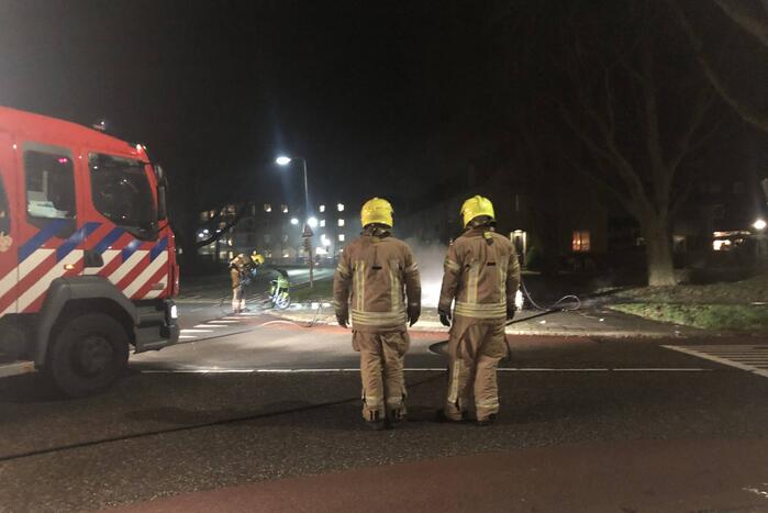 Meerdere scooters in brand