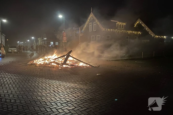 Caravan volledig uitgebrand