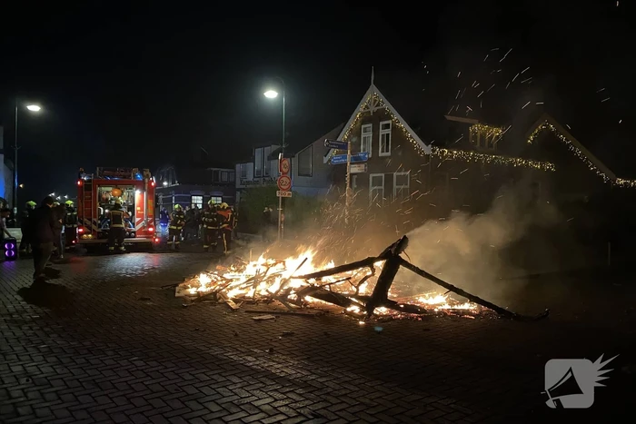 Caravan volledig uitgebrand
