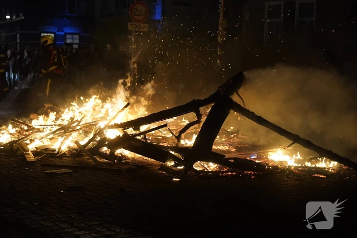 Caravan volledig uitgebrand