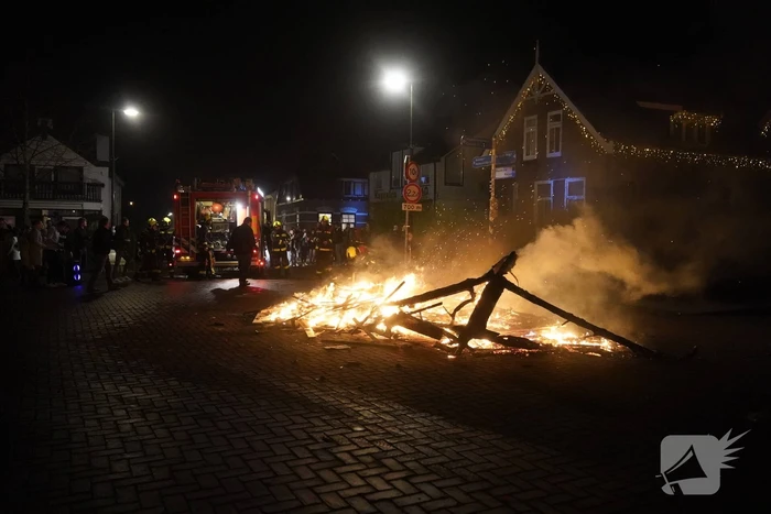 Caravan volledig uitgebrand