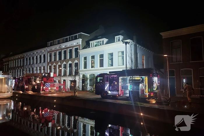 Uitslaande brand in woning