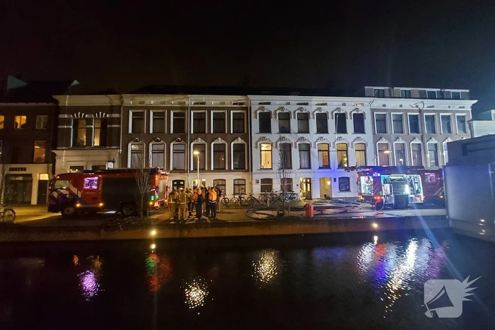 Uitslaande brand in woning