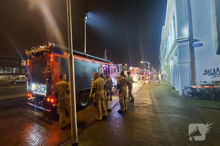 Uitslaande brand in woning