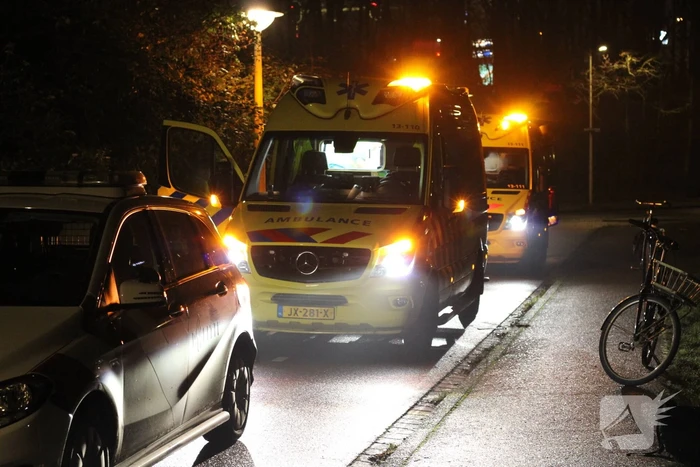 Omstander valt flauw door ongeval met fietser