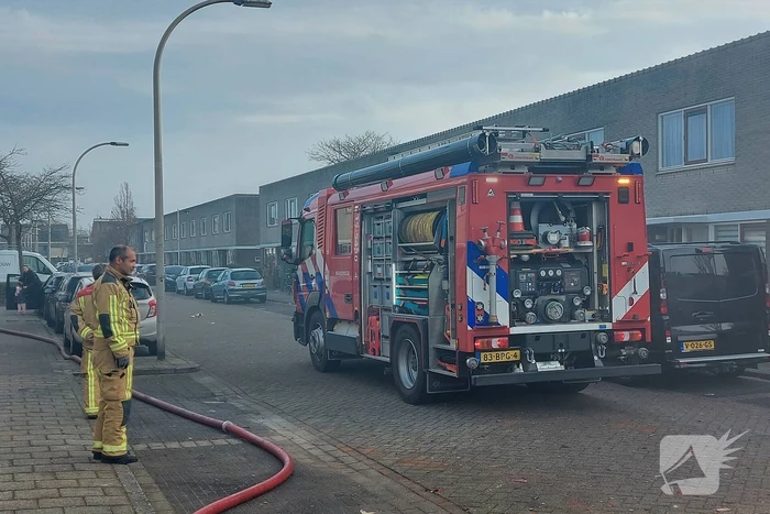 Rookontwikkeling bij brand in container