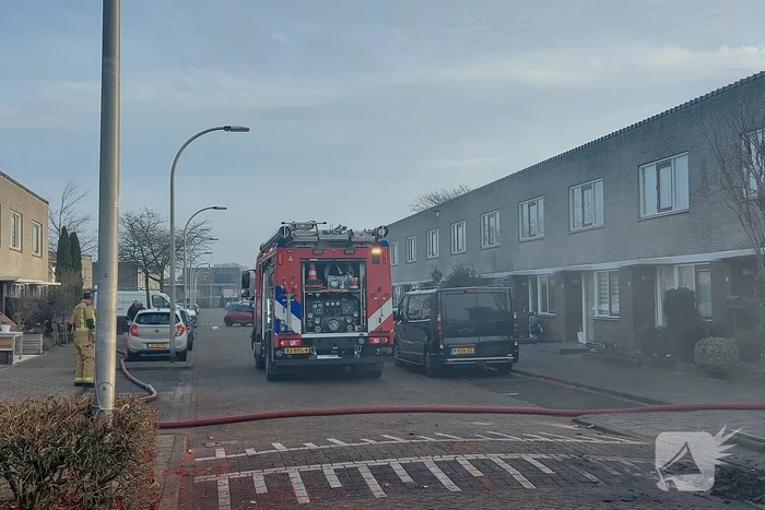 Rookontwikkeling bij brand in container