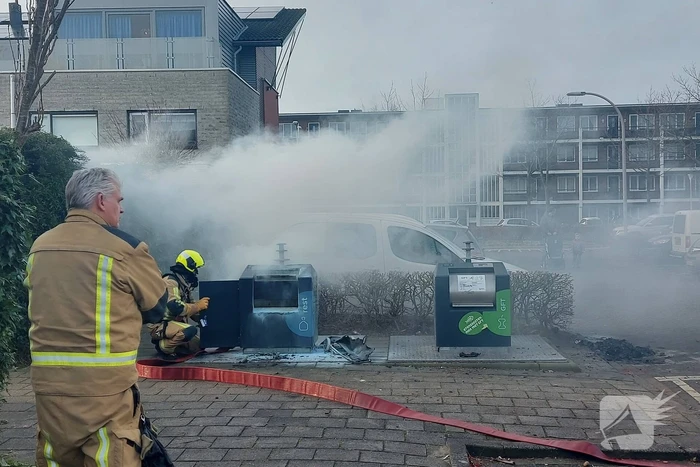 Rookontwikkeling bij brand in container