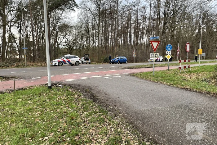 Twee auto's op elkaar geklapt