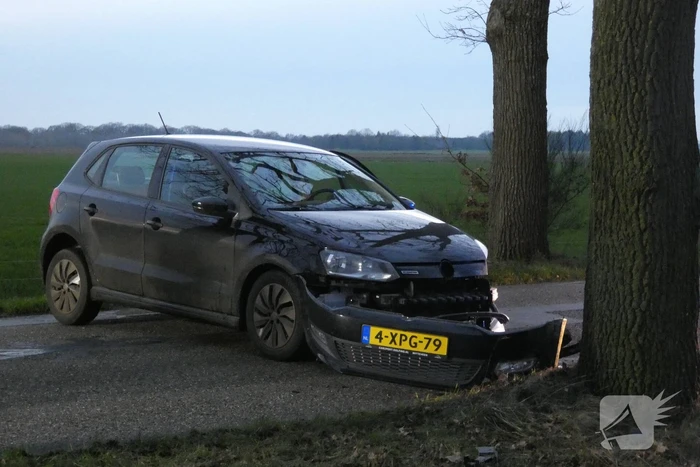 Automobilist gecontroleerd na botsing tegen boom
