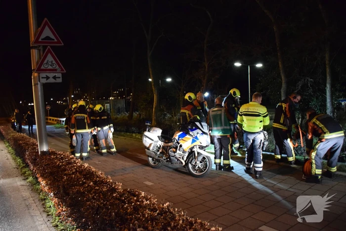 Hulpdiensten onderzoeken sloot na onbeheerde fiets