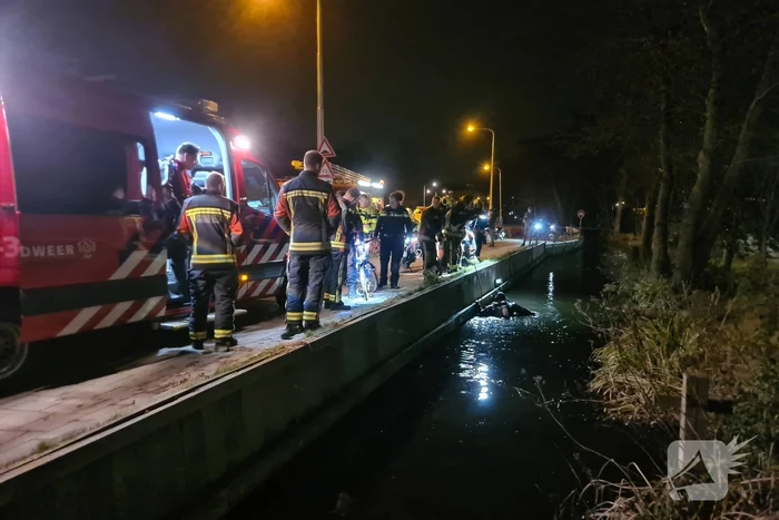 Hulpdiensten onderzoeken sloot na onbeheerde fiets