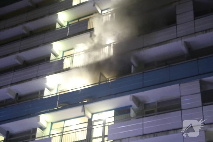 Veel schade na brand in flatwoning