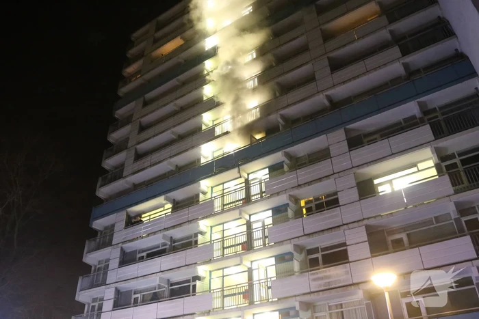 Veel schade na brand in flatwoning