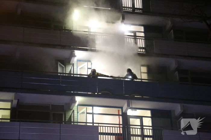 Veel schade na brand in flatwoning