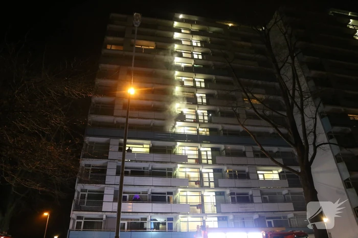 Veel schade na brand in flatwoning