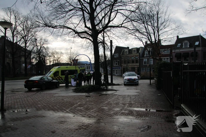 Botsing tussen auto en fietser