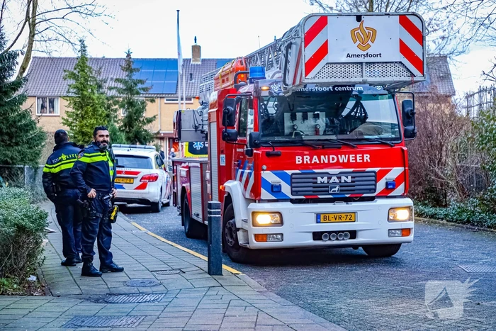 Brand in liftmachinekamer op elfde etage de Koperhorst